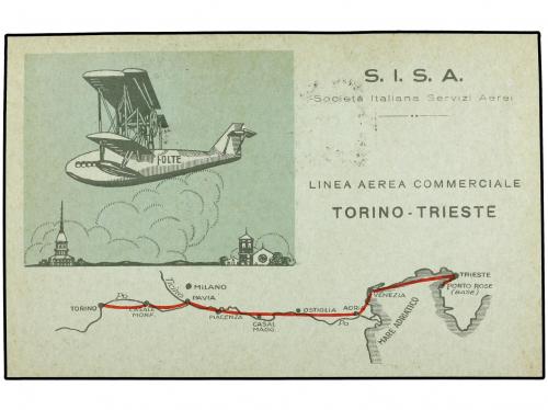 ✉ ITALIA. 1926 (5-4). TRIESTE a MILANO. Primer vuelo TRIESTE