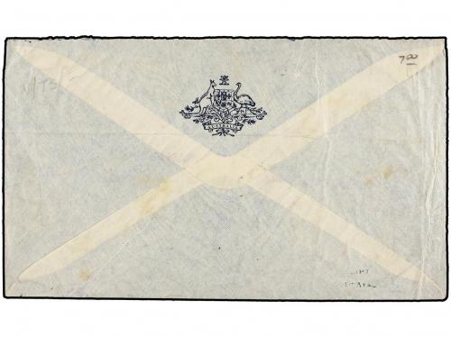 ✉ INDIA HOLANDESA. 1940. BATAVIA to AUSTRALIA. Envelope cras