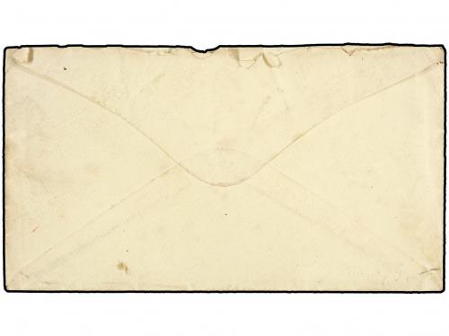 ✉ ESTADOS UNIDOS. (1850 CA.). Envelope without contens, endo