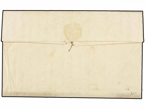 ✉ PUERTO RICO. 1844. CAGUAS a PONCE. Carta completa con text