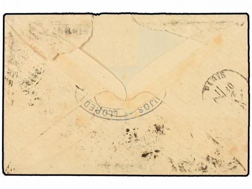 ✉ PUERTO RICO. 1871. MAYAGUEZ a FRANCIA. Circulada con sello