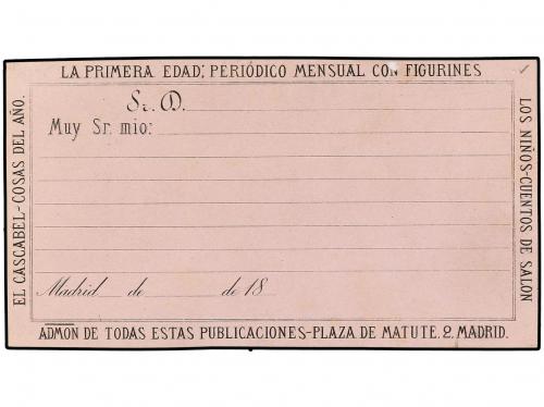 ✉ ESPAÑA. Tarjeta Postal Precursora de Guerrero y Frontaura 
