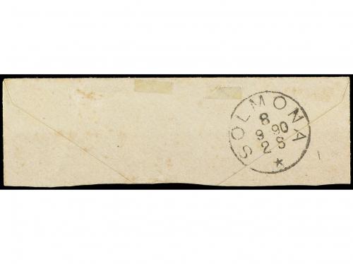 ° Δ ITALIA. Sa. 57e. 1890-91. 20 c. s. 30 c. castaño. Varied