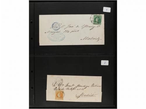 ✉ LOTES y COLECCIONES. HISTORIA POSTAL. Conjunto de 27 carta