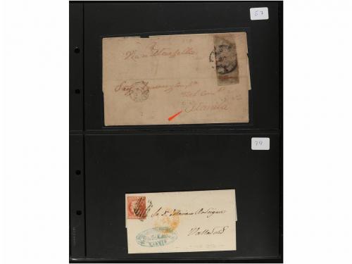 ✉ LOTES y COLECCIONES. HISTORIA POSTAL. Conjunto de 27 carta