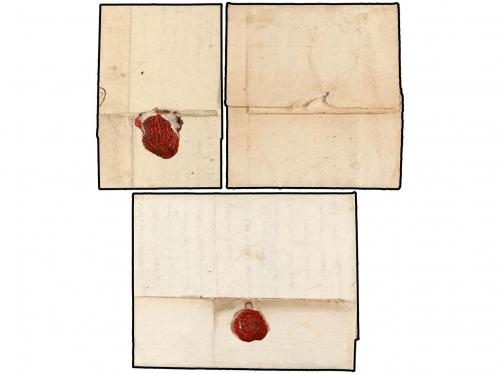 ✉ HOLANDA. 1689-94. LOT of three covers from DORDRECHT and O