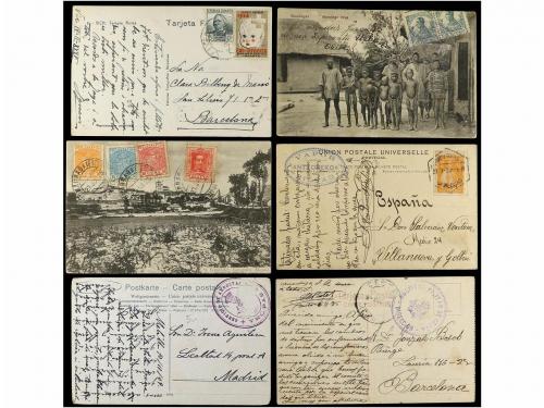 ✉ LOTES y COLECCIONES. HISTORIA POSTAL. Conjunto de 50 Tarje