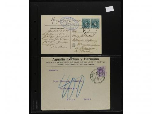 ✉ ESPAÑA. 1905-1925. Conjunto de 16 cartas dirigidas a Aelma