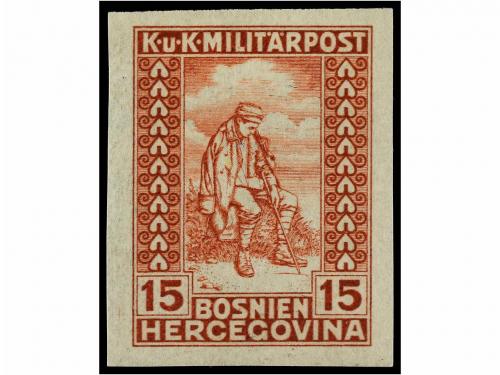 ** BOSNIA-HERZEGOVINA. Yv. 95/6s. 1918. ADM. AUSTRO-HUNGARA.