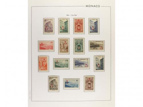 LOTES y COLECCIONES. MÓNACO. Colección de 1885 a 1989 en tre