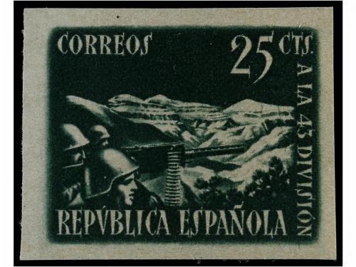 ** ESPAÑA. Ed. 787/8 + 787A/8A. 1938. 43 DIVISIÓN. Series co