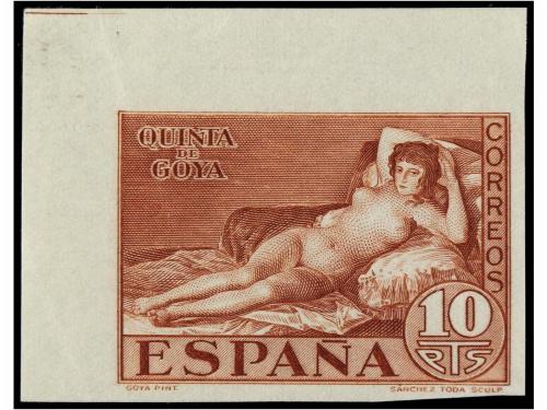 ** ESPAÑA. Ed. 499s/516s. SERIE COMPLETA SIN DENTAR. Bordes 