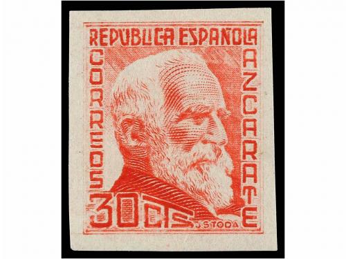 ** ESPAÑA. Ed. 681s/8s. SERIE COMPLETA SIN DENTAR. Cert. CEM