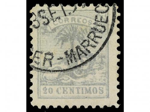 ° MARRUECOS: CORREO LOCAL. Yv. 134/8. 1896. TÁNGER a TETOUAN