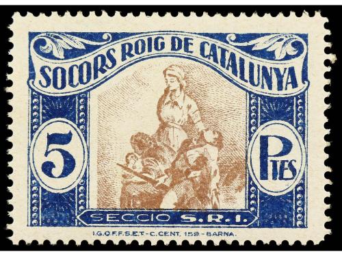 * ESPAÑA. Ed. 1587/90. SRI de Catalunya. 5 c. a 5 pts. 