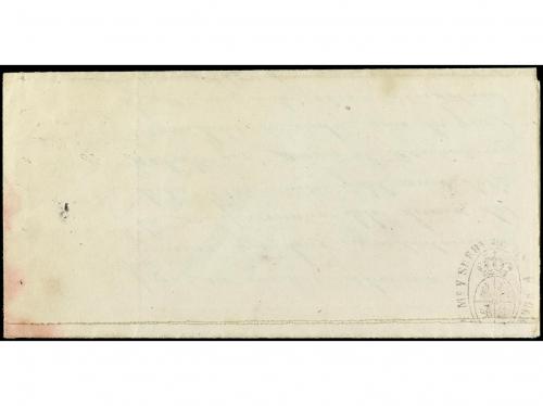 ✉ FILIPINAS. 1859. BULACAN a BALINAG. Carta del Servicio Ofi