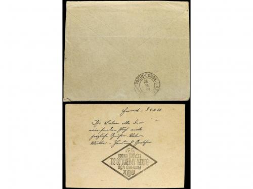 ✉ ALEMANIA. 1931. ALEMANIA IMPERIO. 1 carta y 1 tarjeta post
