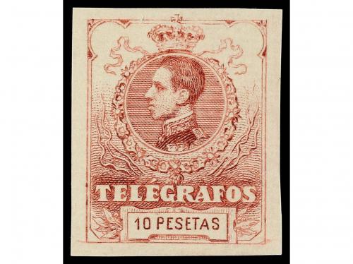 **/(*) ESPAÑA: TELEGRAFOS. Ed. 47/54s. SERIE COMPLETA. 8 val