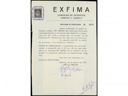 ✉ ESPAÑA. Ed. 1088/89 + 1090. 1951 (12 febrero). CANARIAS AV