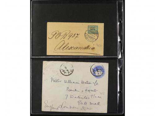 ✉ SUDAN. 1900-1950. CONJUNTO de 81 cartas y tarjetas. Con di