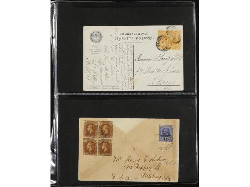 ✉ COLONIAS INGLESAS. 1843-1930. CARIBE. CONJUNTO de 23 carta