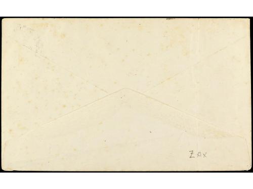 ✉ CHINA. 1895. AMOY CORREO LOCAL. Sobre con franqueo de 1/2 