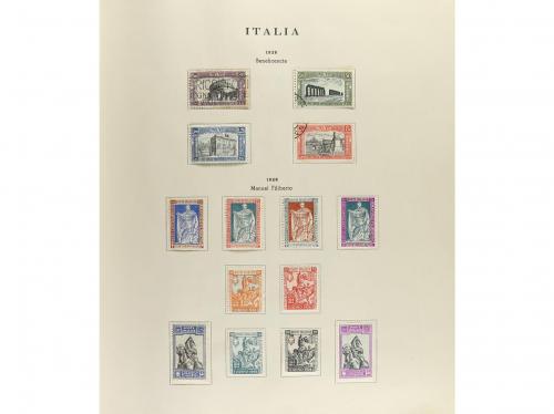 LOTES y COLECCIONES. ITALIA. Colección en álbum Philos de 18