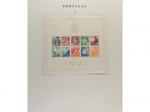 LOTES y COLECCIONES. PORTUGAL. Colección en 2 álbumes de 185