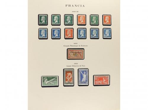 LOTES y COLECCIONES. FRANCIA. Colección en 2 álbumes de 1849