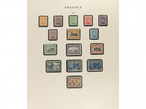 LOTES y COLECCIONES. BÉLGICA. Colección en 2 álbumes de 1849