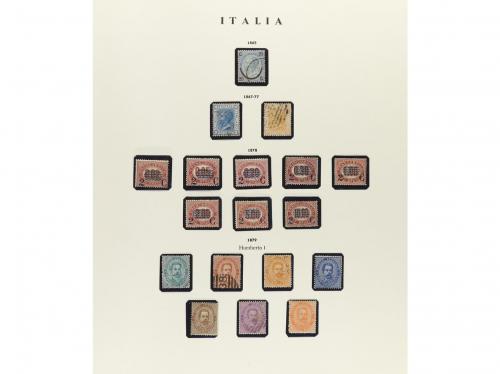 LOTES y COLECCIONES. ITALIA. Colección en 2 álbumes de 1862 