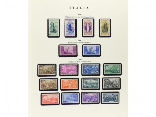 LOTES y COLECCIONES. ITALIA. Colección en 2 álbumes de 1862 