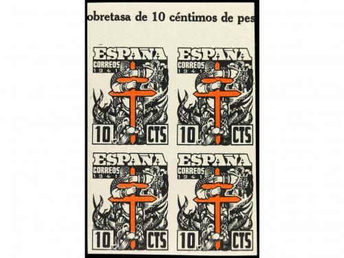 ** ESPAÑA. Ed. 948s/50s (4). SERIE COMPLETA sin el 10 cts. a