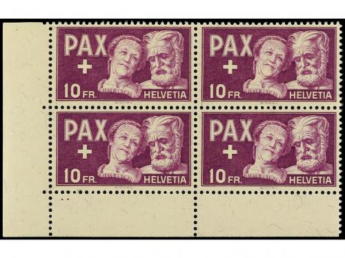 **/* SUIZA. Yv. 405/14 (4). 1945-PAX. SERIE COMPLETA. 13 val