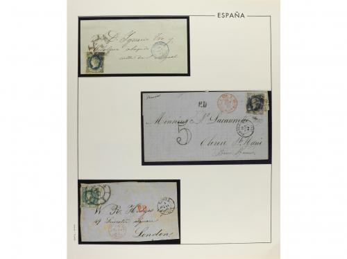 LOTES y COLECCIONES. 1850-1868. ESPAÑA. ISABEL II. Colección