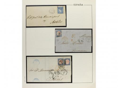 LOTES y COLECCIONES. 1850-1868. ESPAÑA. ISABEL II. Colección