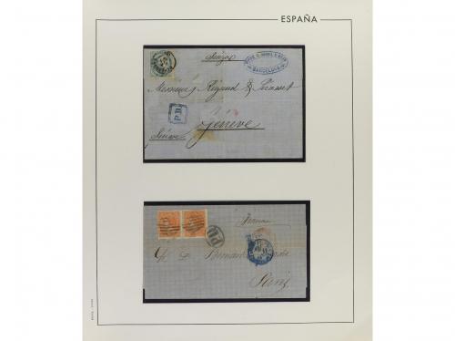 LOTES y COLECCIONES. 1850-1868. ESPAÑA. ISABEL II. Colección