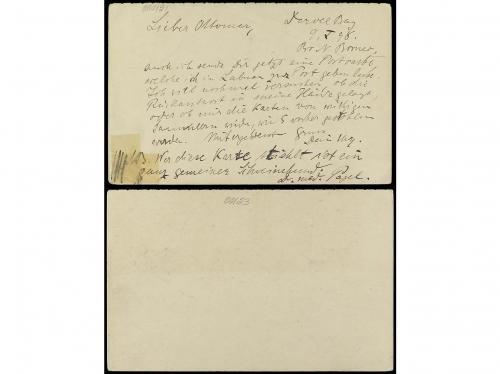 ✉ LABUAN. 1894-98. 2 postal stationary cards. 