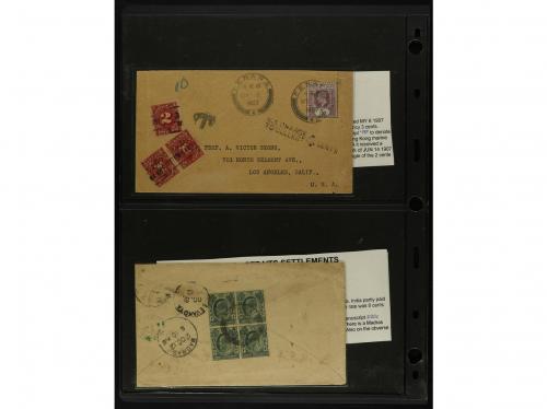 ✉ STRAITS SETTLEMENTS. 1900-1935. Lot of 36 covers. 