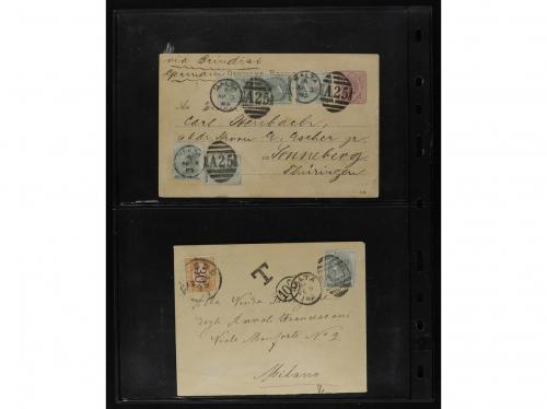 ✉ MALTA. 1839-1930. Lot of 12 covers. 