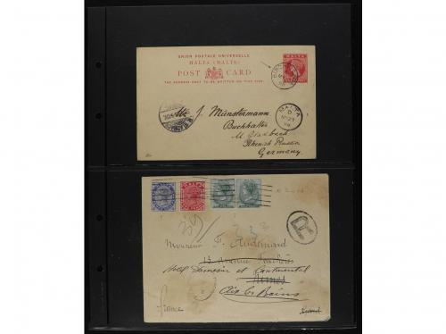 ✉ MALTA. 1839-1930. Lot of 12 covers. 