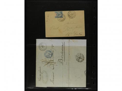 ✉ SIERRA LEONA. 1897-1938. 5 covers with diverse frankings.