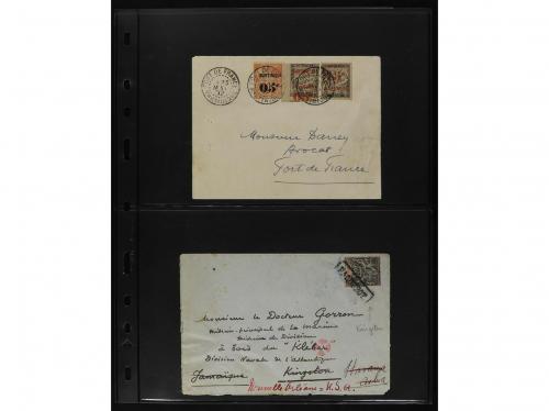 ✉ SIERRA LEONA. 1897-1938. 5 covers with diverse frankings.