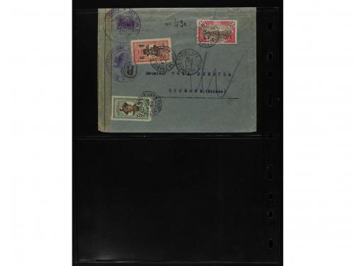 ✉ SIERRA LEONA. 1897-1938. 5 covers with diverse frankings.