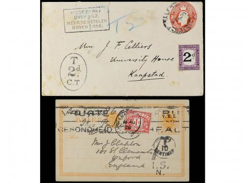 ✉ AFRICA DEL SUR. 1894-1950. Lot of 13 covers with diverse