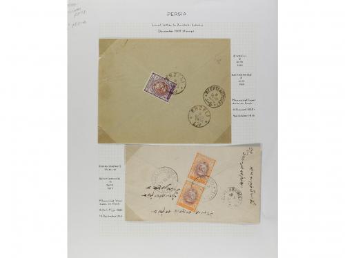 ✉ IRAN. 1910-11. Lot of 52 covers. 