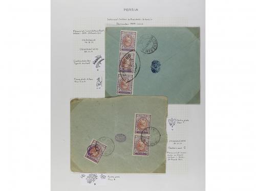 ✉ IRAN. 1910-11. Lot of 52 covers. 