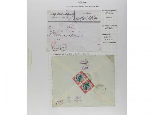 ✉ IRAN. 1928-29. Lot of 45 covers. 