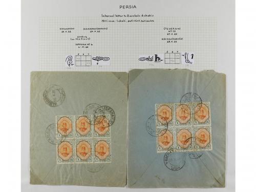 ✉ IRAN. 1921-22. Lot of 60 covers. 