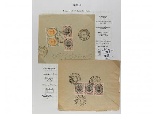 ✉ IRAN. 1921-22. Lot of 60 covers. 